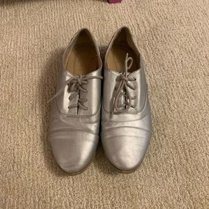 Silver shoes